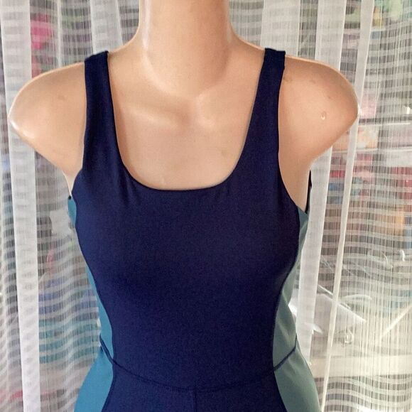 Move Theology Colorblock Athletic One Piece Bodysuit Women’s Small Jumpsuit - Picture 4 of 8